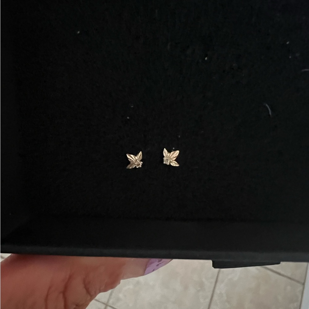 Buddha Jewelry 14k gold with diamond center 4mm gratitude gorgeous piece each - Picture 3 of 4